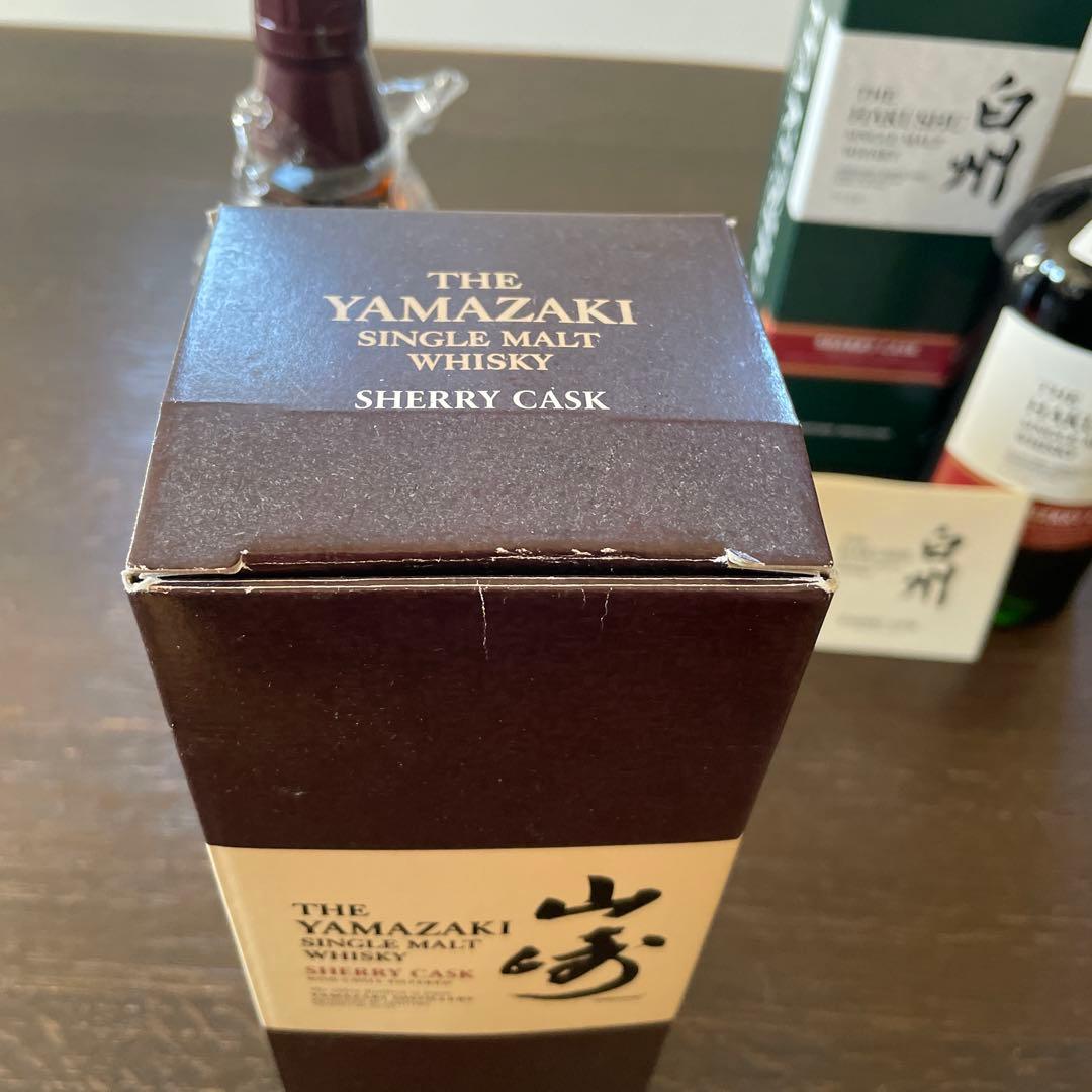 山崎2009シェリーカスク・白州 2014 シェリーカスクシングルモルト