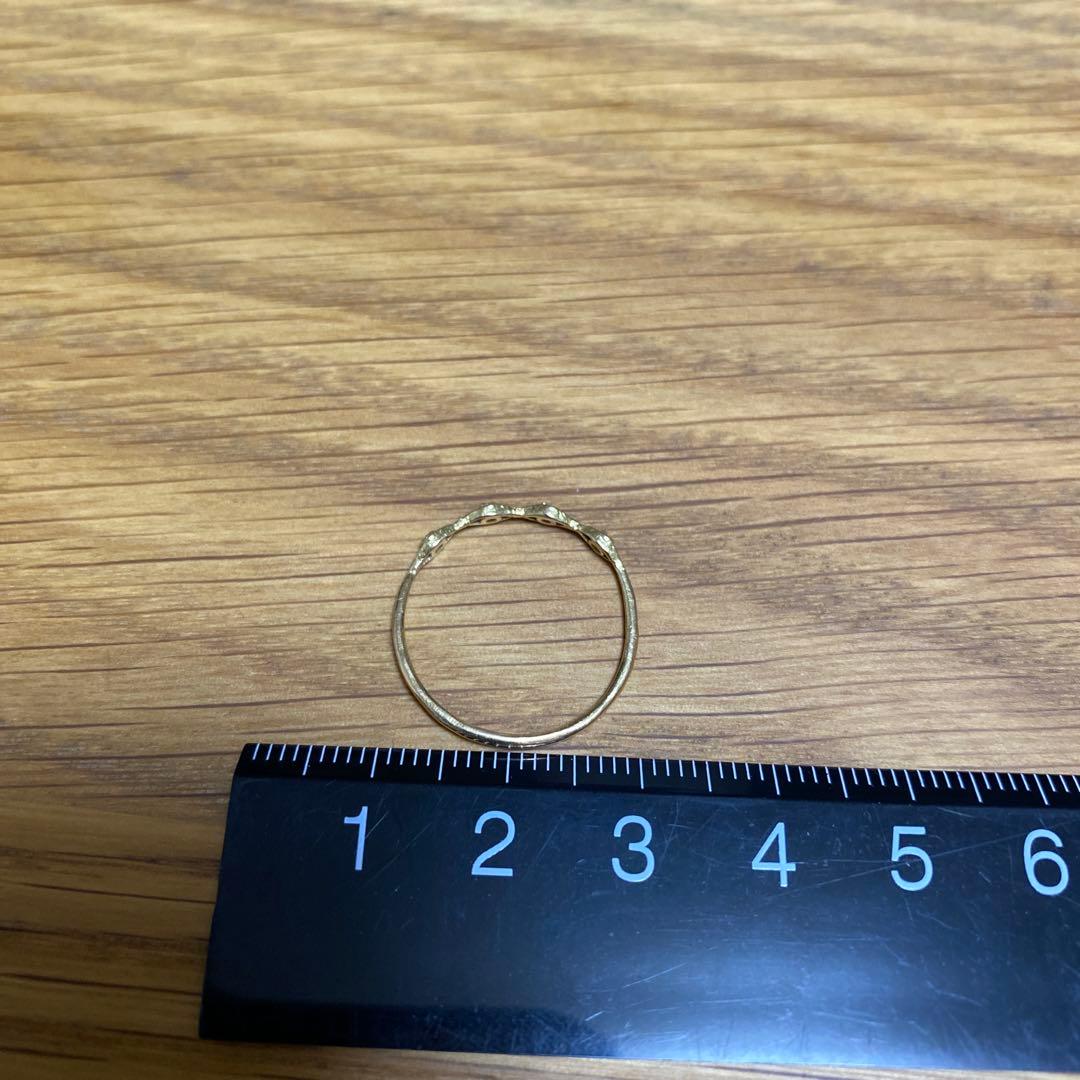 ノグチ　noguchi 14k イエローゴールド　ブラウンダイヤ　 リング