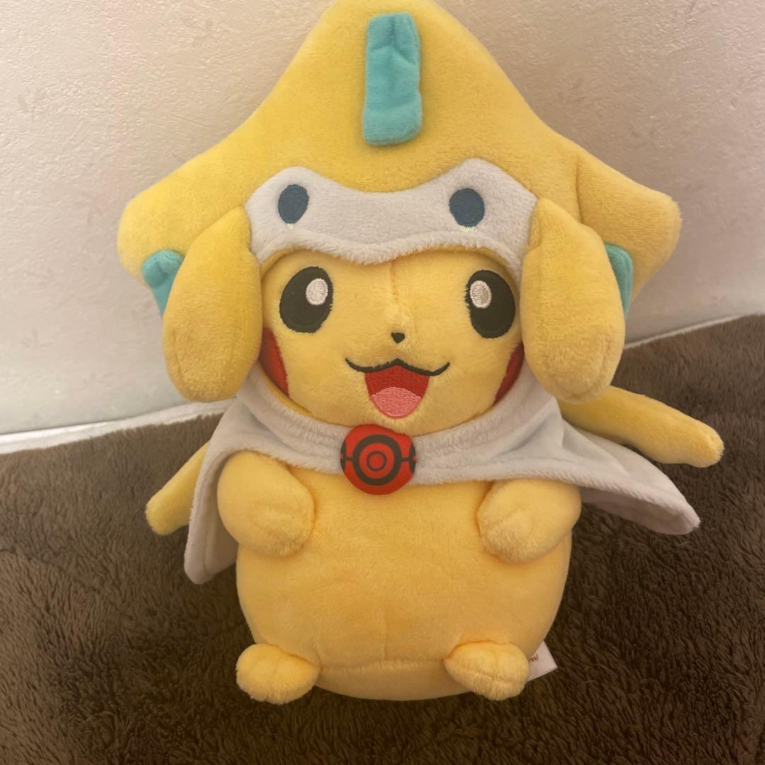 ジラーチのポンチョを着たピカチュウ ぬいぐるみ 東北限定 ポケモン