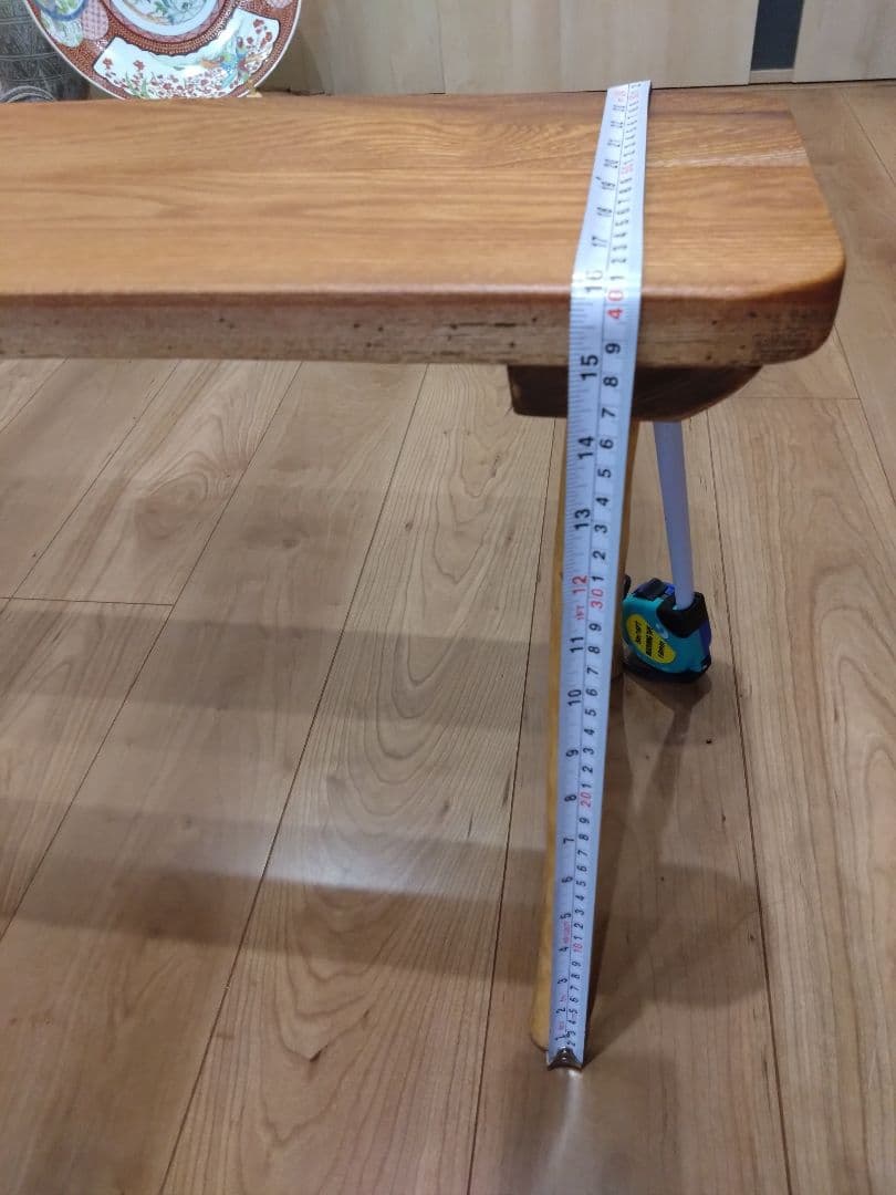 欅のベンチ79 値下げ❕テーブル 長寿のケヤキの杢目が綺麗です