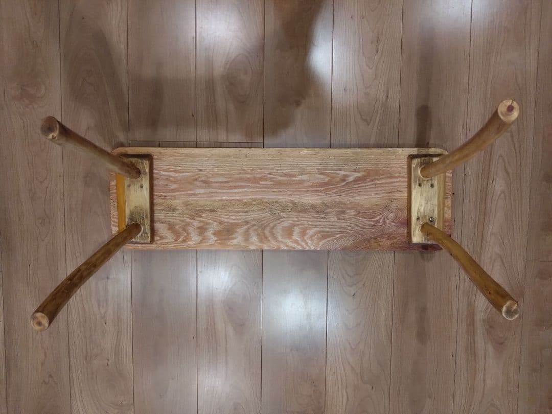 欅のベンチ79 値下げ❕テーブル 長寿のケヤキの杢目が綺麗です