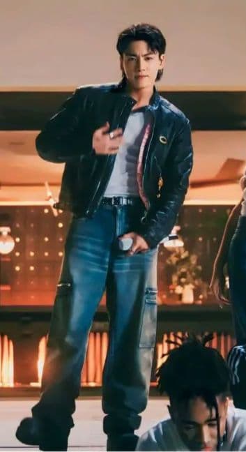 Acne Studios ディストレスト レザージャケット 48 BTS グク - メルカリ