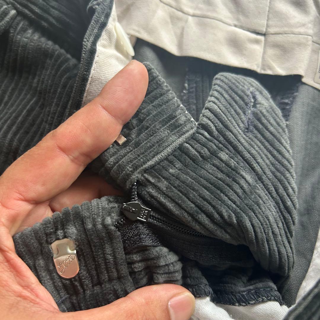 90s ブルックスブラザーズ ブラックコーデュロイパンツ USA製 32×30