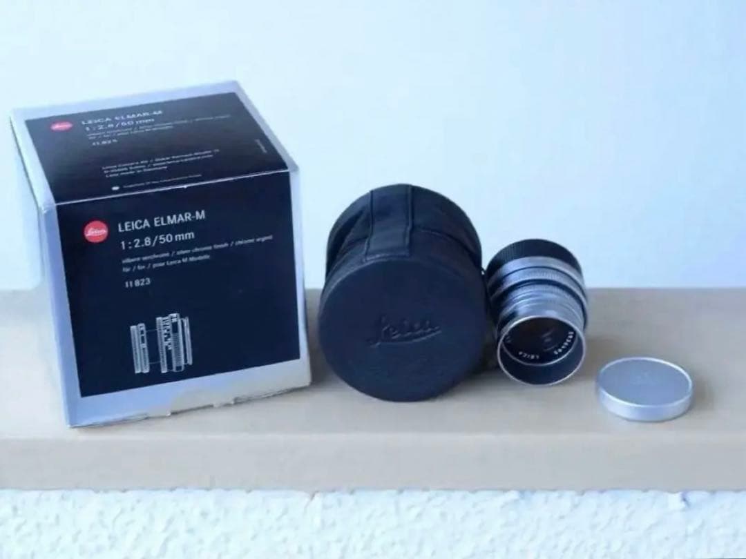 極美品銘玉 LEICA ELMAR-M 50mm F2.8 シルバー 共箱 Leica 50mm f2.8 Elmar-M (Silver, 11823) - Lens – Kamerastore