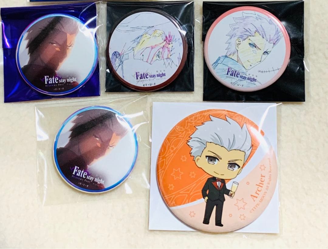 fate アーチャー 5個セット HF バッジ 原画 エミヤ - メルカリ