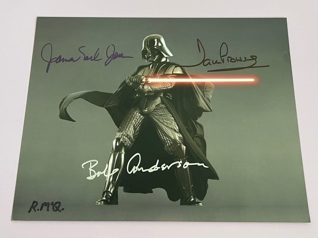スターウォーズ 直筆サイン ダース・ベイダー 役 声優 スタント アート