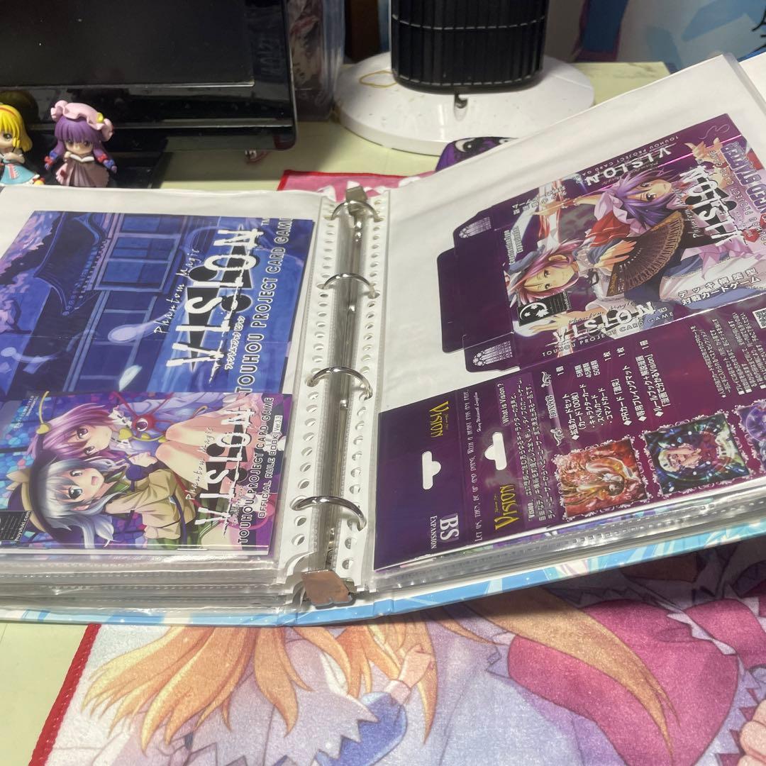 東方projectカードゲームvisionバインダー＋no781〜1120カード