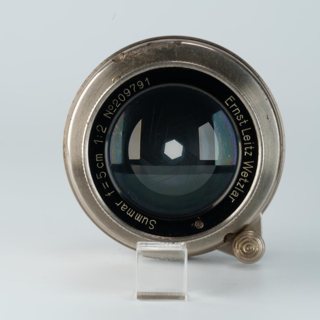 希少ニッケル癖玉！Leica Nickel Summar 5cm オールドレンズ