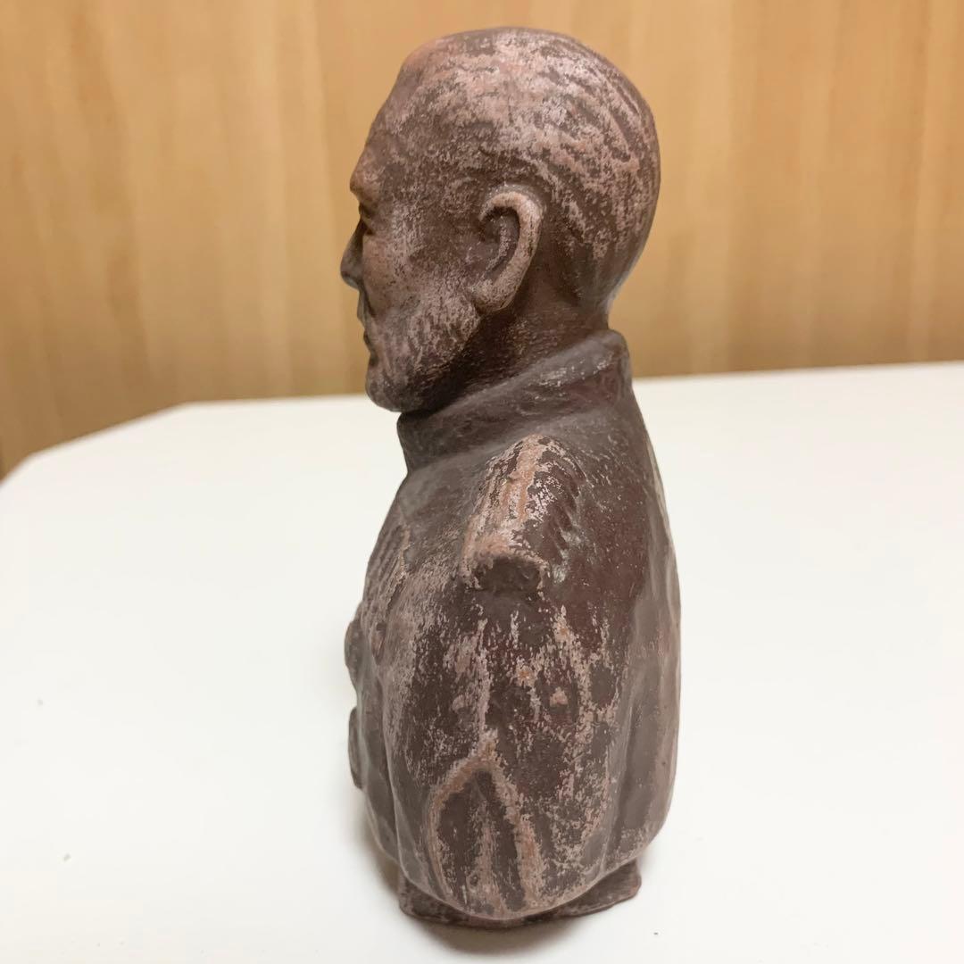 ☆匿名配送 軍人 胸像 レトロインテリア ブラウン ヴィンテージ