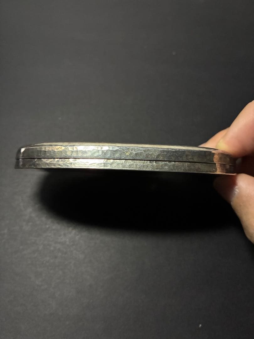 純銀 小判型 楊枝入 約45g 共箱付 照春勇吉 作 香合 銀製 - メルカリ