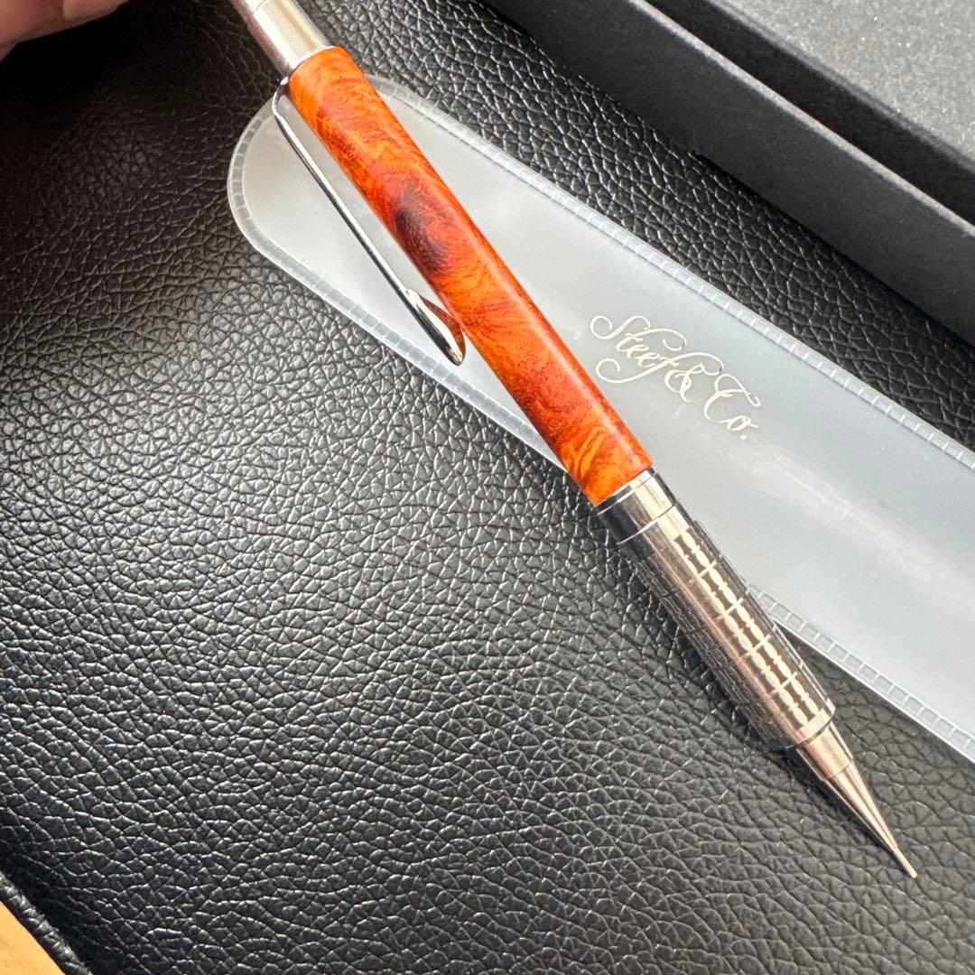 Steef & Co. pg mk2 花梨瘤 シャープペンシル