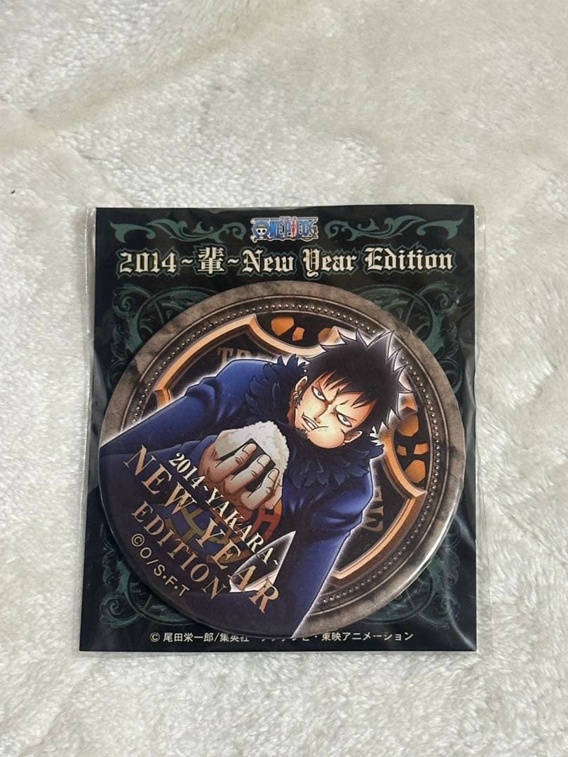 ピンズ・ピンバッジ・缶バッジ ONE PIECE 2014 YAKARA NEW YEAR EDITION One Piece Yakara EGGHEAD Can Badge Button Vinsmoke Sanji Mugiwara
