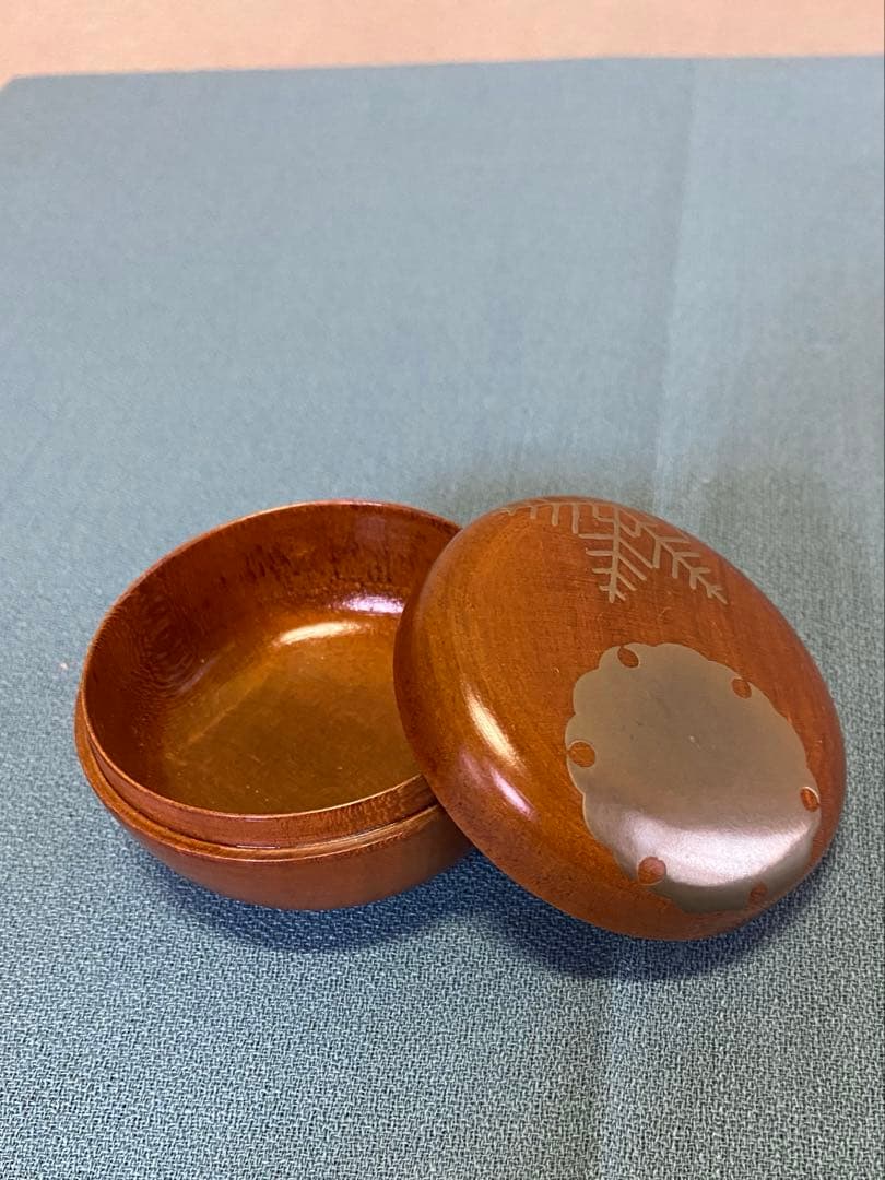 イ734 棗『高橋克実作』『村上堆朱 棗 共箱』茶道具