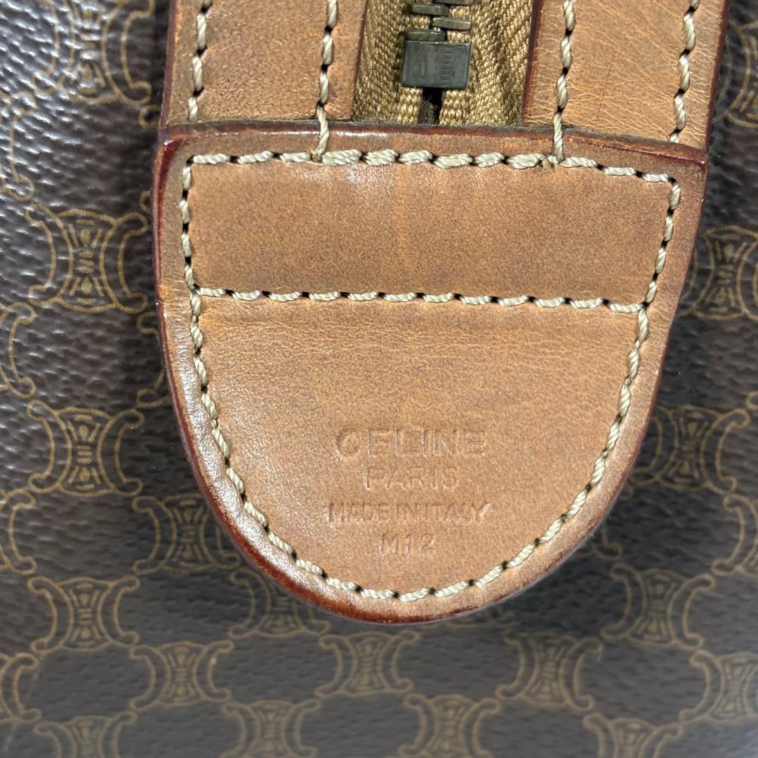 セリーヌ ハンドバッグ ミニボストン マカダム トリオンフ ヴィンテージ