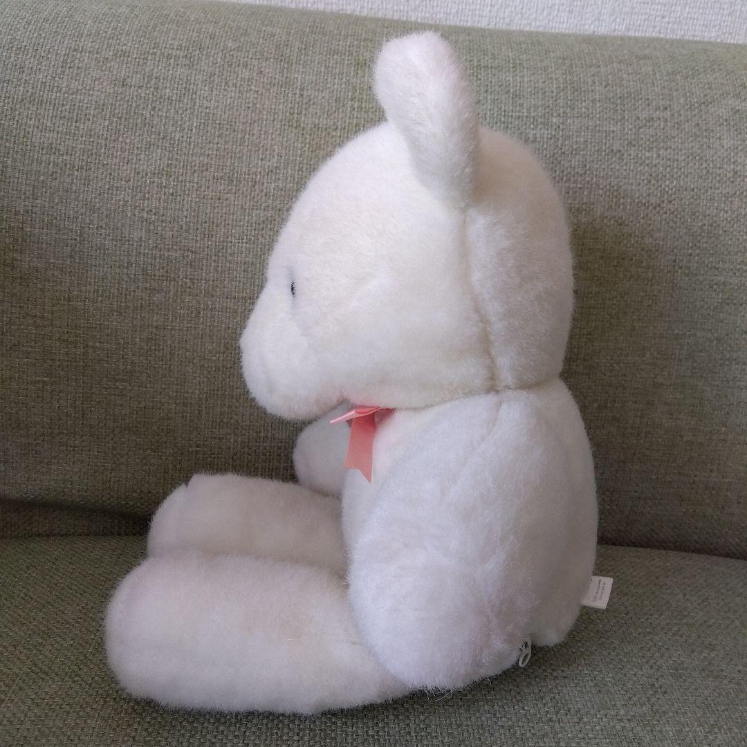 【訳あり】クマ　ぬいぐるみ　平成レトロ　白　ホールマーク　テディベア