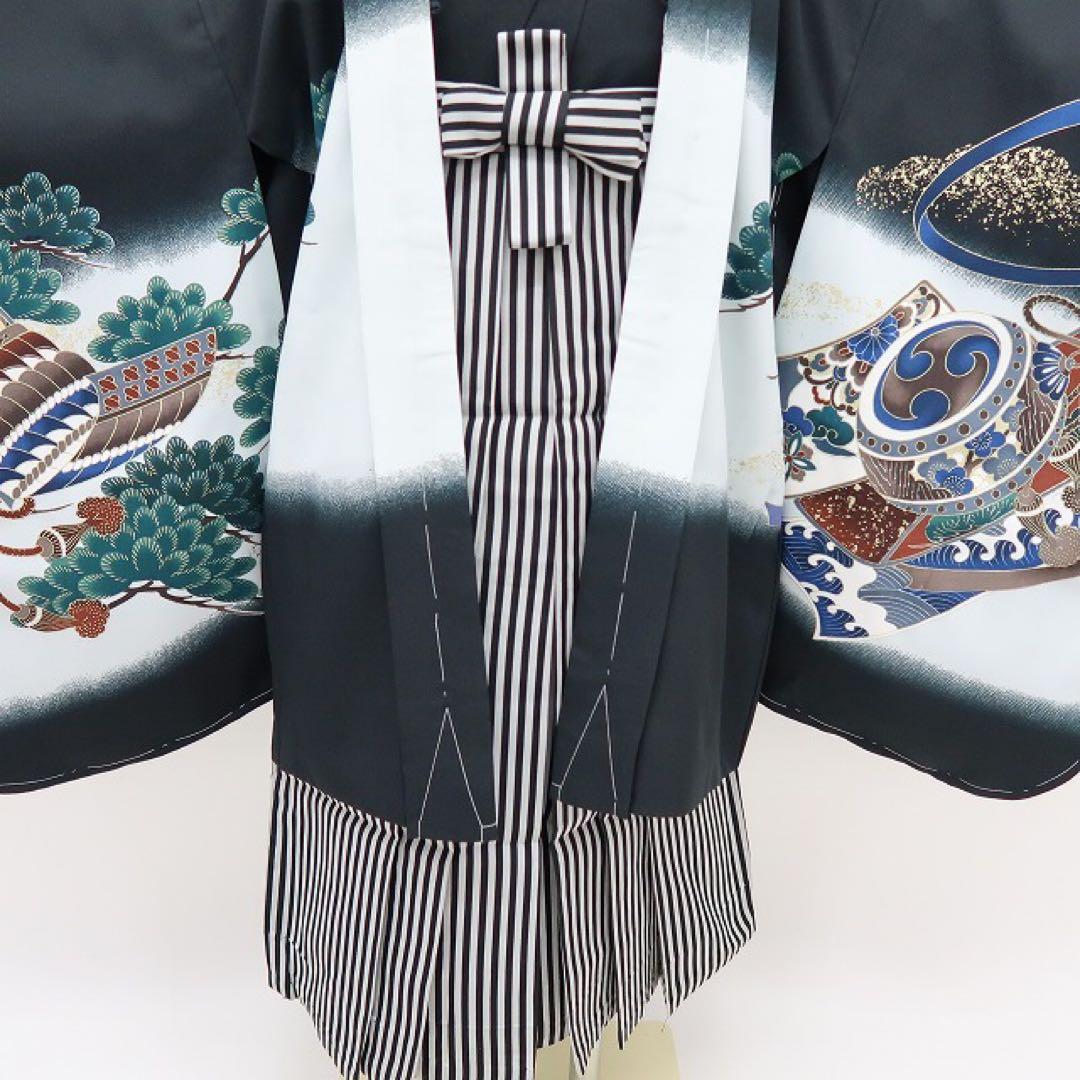 ちょこぷりんページ✺新品 七五三 ５歳 男児 ４点セット 着物 C2