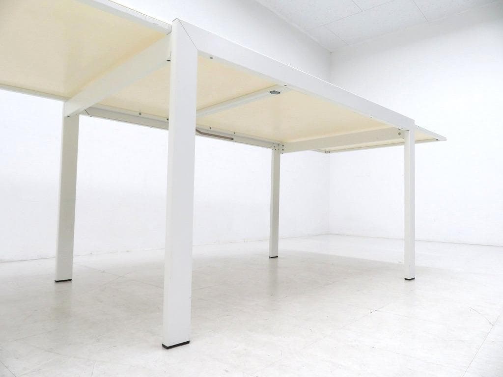 展示品　カリガリス　ガラス　伸長式　エクステンション　ダイニングテーブル