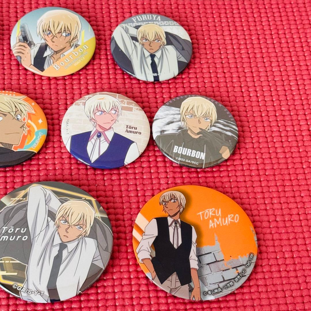 まとめ 名探偵コナン 安室透 バーボン 降谷零 缶バッジ セット -