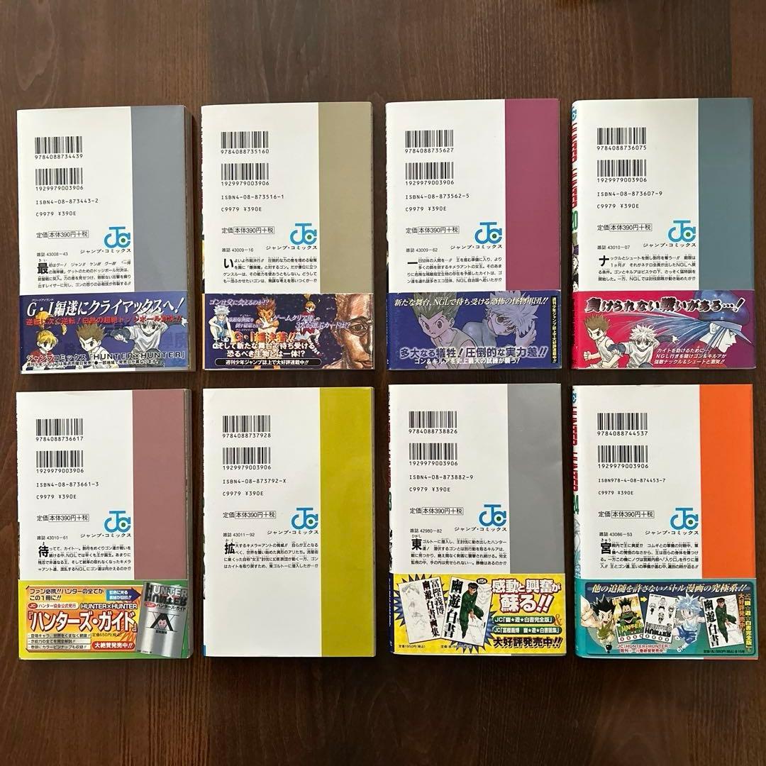 ハンター×ハンター　1〜37巻＋ハンターズガイド　　　HUNTER×HUNTER