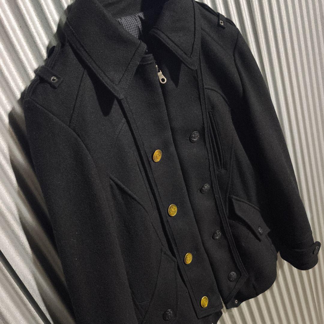 Y2K 00s PPFM ナポレオンジャケット 金ボタン ブラック 黒