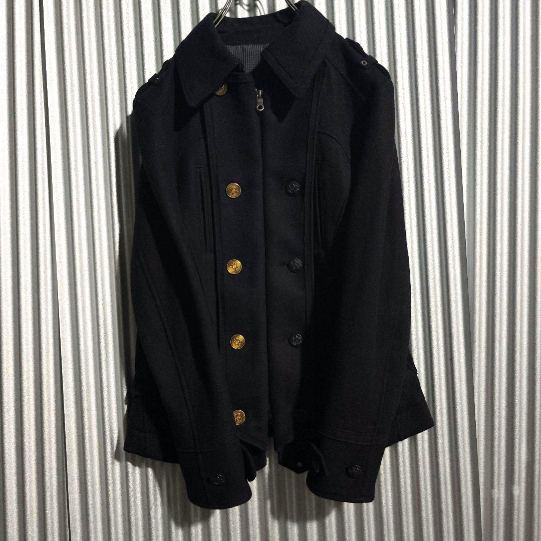 Y2K 00s PPFM ナポレオンジャケット 金ボタン ブラック 黒