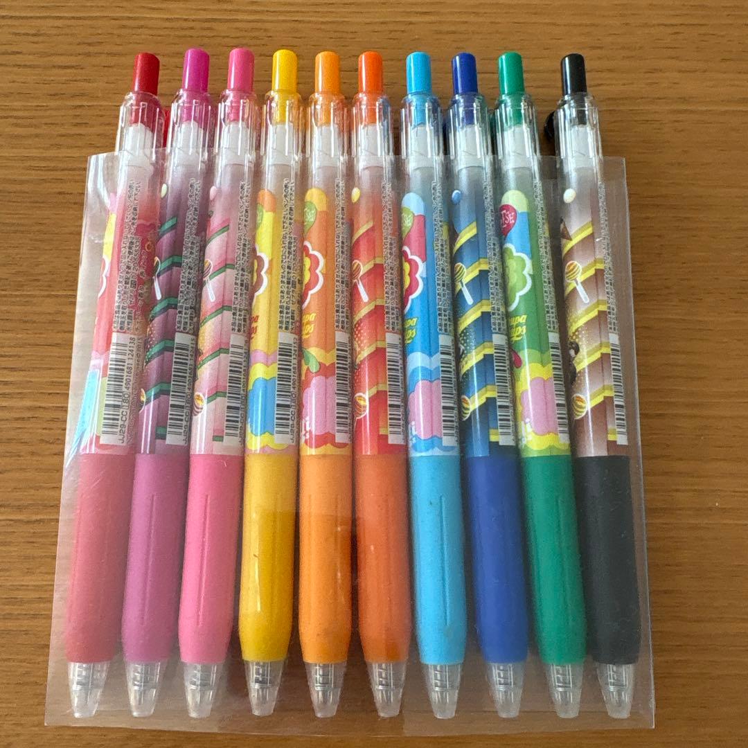 ZEBRA SARASA チュッパチャプス 0.5 ボールペンセット 10色 SARASA