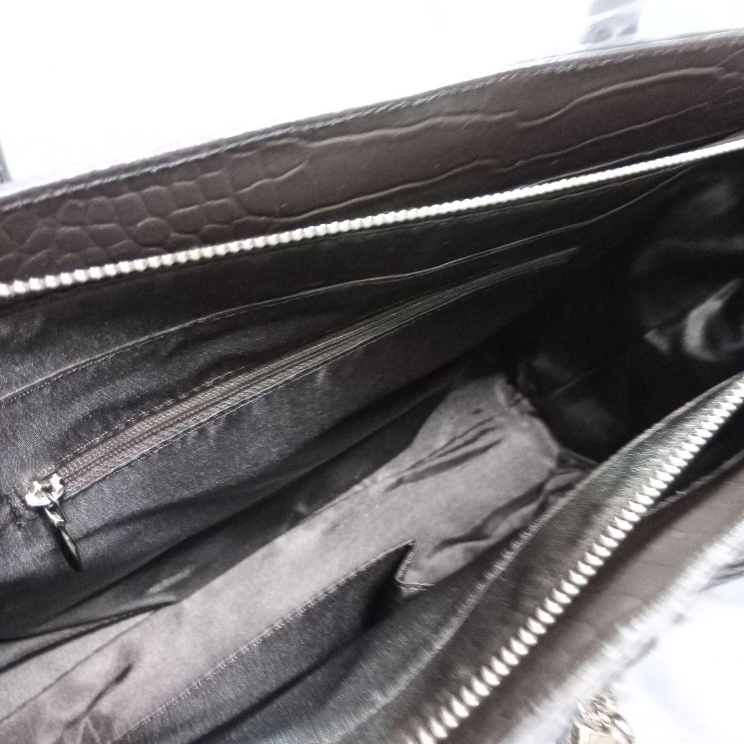 【新品未使用】RODANIA ロダニア 2WAY ハンドバッグ クロコダイル