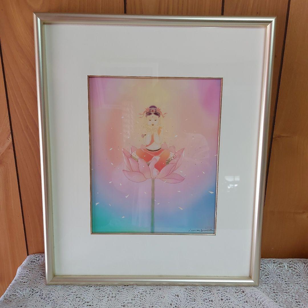 大幅値下げ中】草場一壽 陶彩画 シルクレ 雨あがる