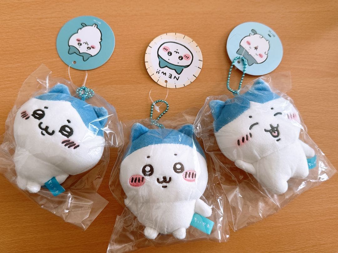 ちいかわ ハチワレ マスコットセット スポーツ刈り 生え変わり ムン顔