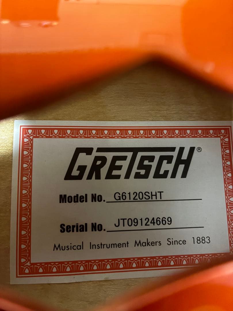 gretsch 6120sh グレッチ hot rod tvjones レア