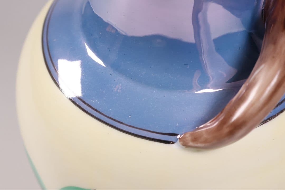 CM312】オールドノリタケ 鳥 花瓶 ラスター彩 オウム インコ 花器