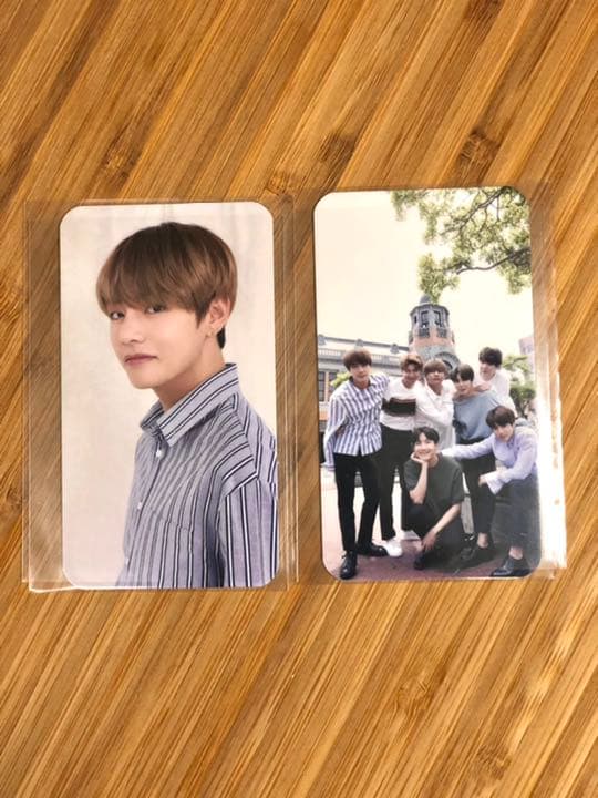 BTS ファッション トレカ V テテ 京セラ ガラポン FC限定