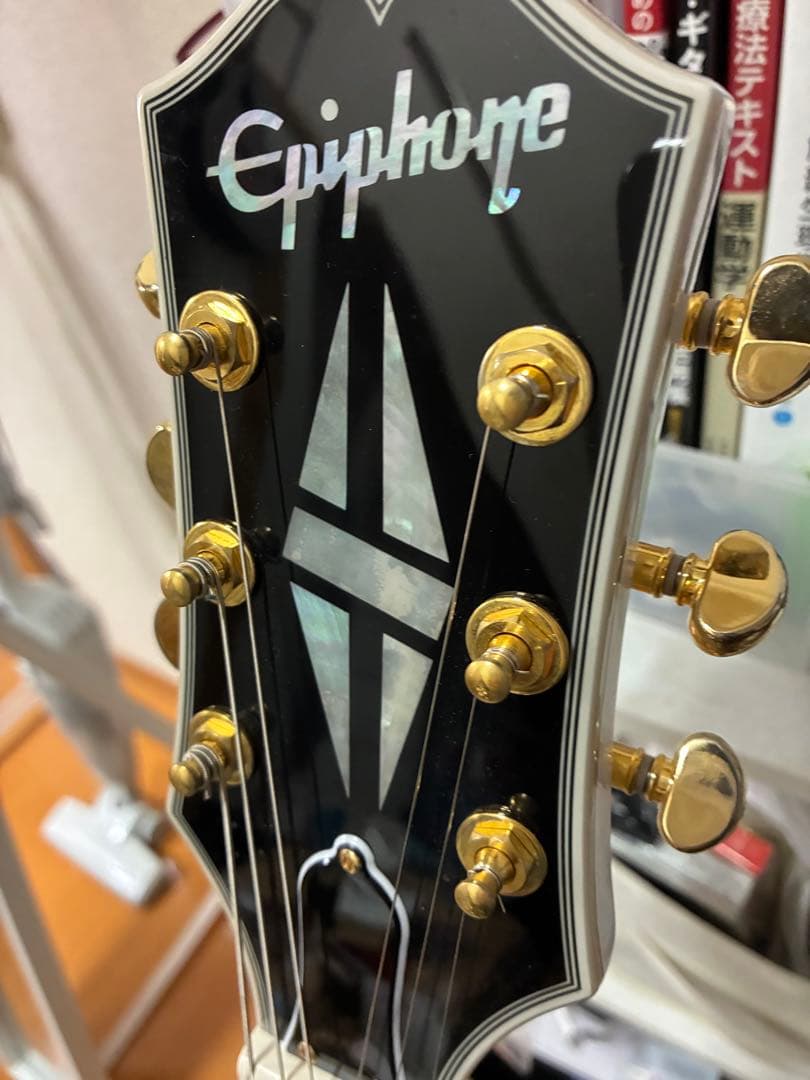 Epiphone SGスタイル ホワイトエレキギター ギターケース付の通販はau