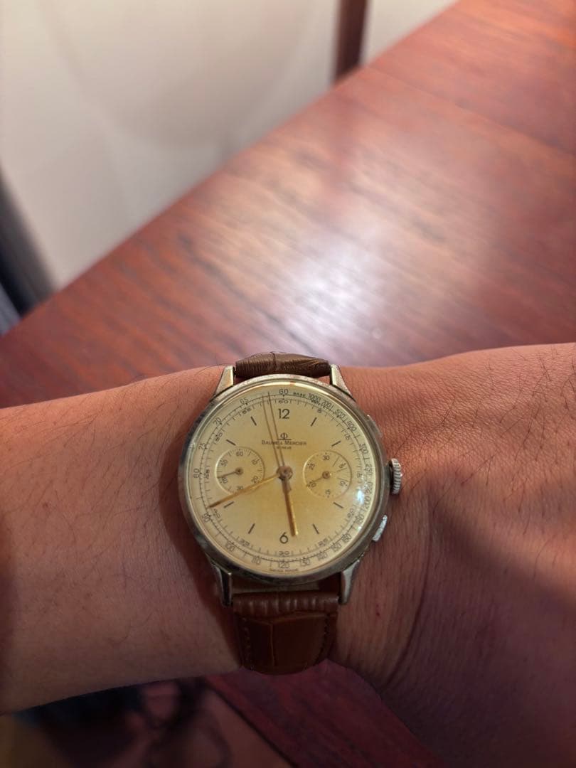 1950年代Baume & Mercier 腕時計 クロノグラフ ヴィンテージ