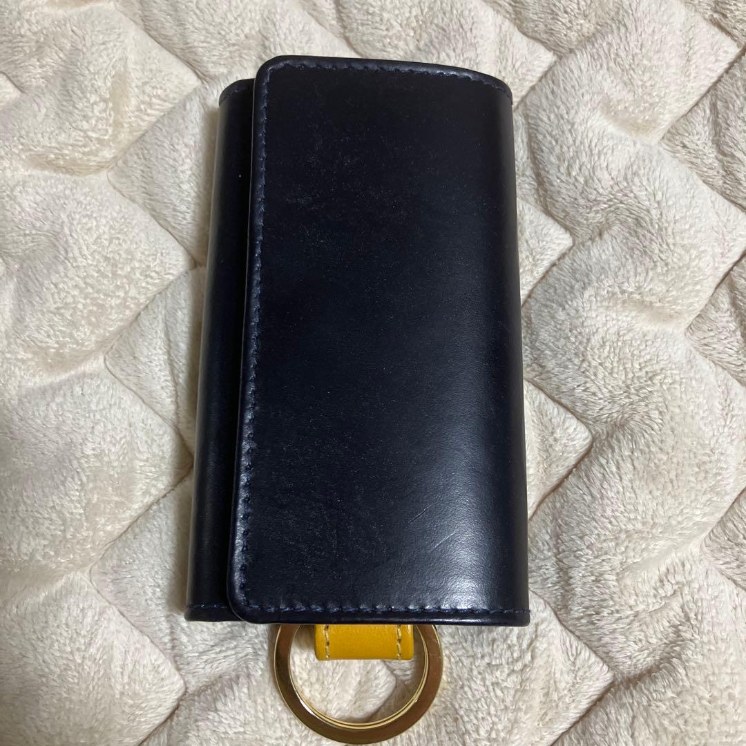 未使用級】WhitehouseCox レザー 6蓮 キーケース キーリング付 - メルカリ