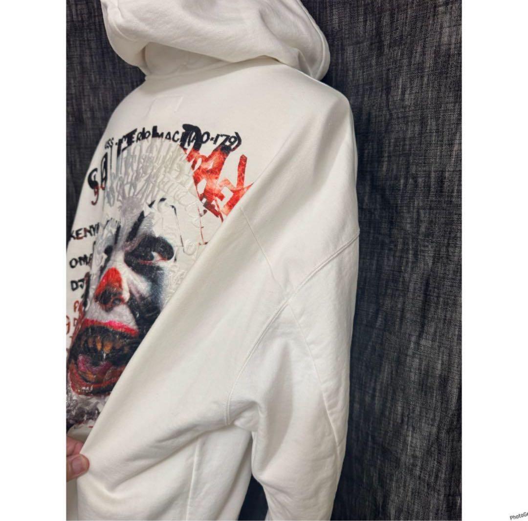 定価51700円 Doublet ダブレット 刺繍　フーディ　パーカー　ホワイト