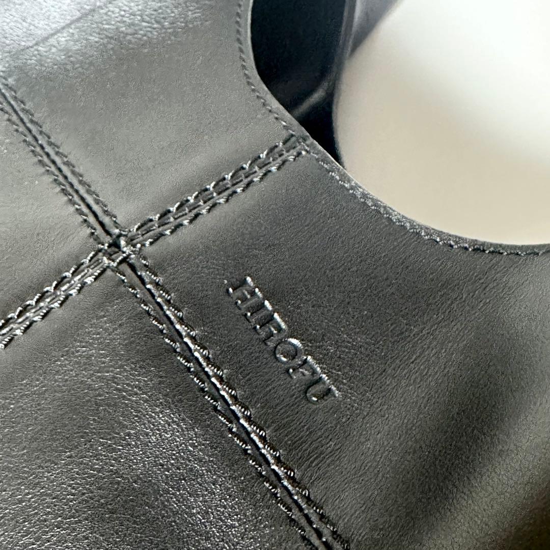 【美品】HIROFU アルコトートバッグ A4可レザー 軽量 上品 肩掛けBAG