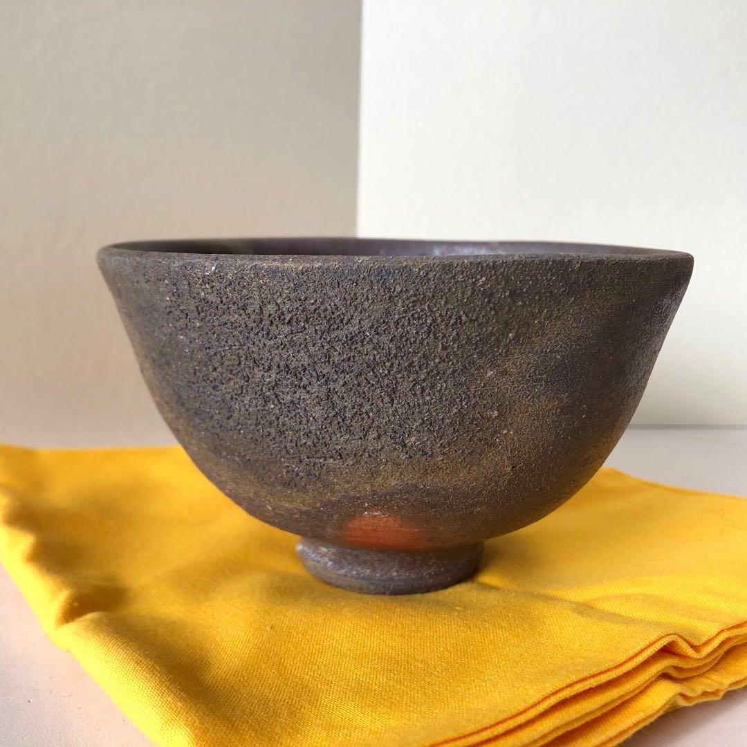 越前焼　峰越窯　竹元郁雄　抹茶茶碗