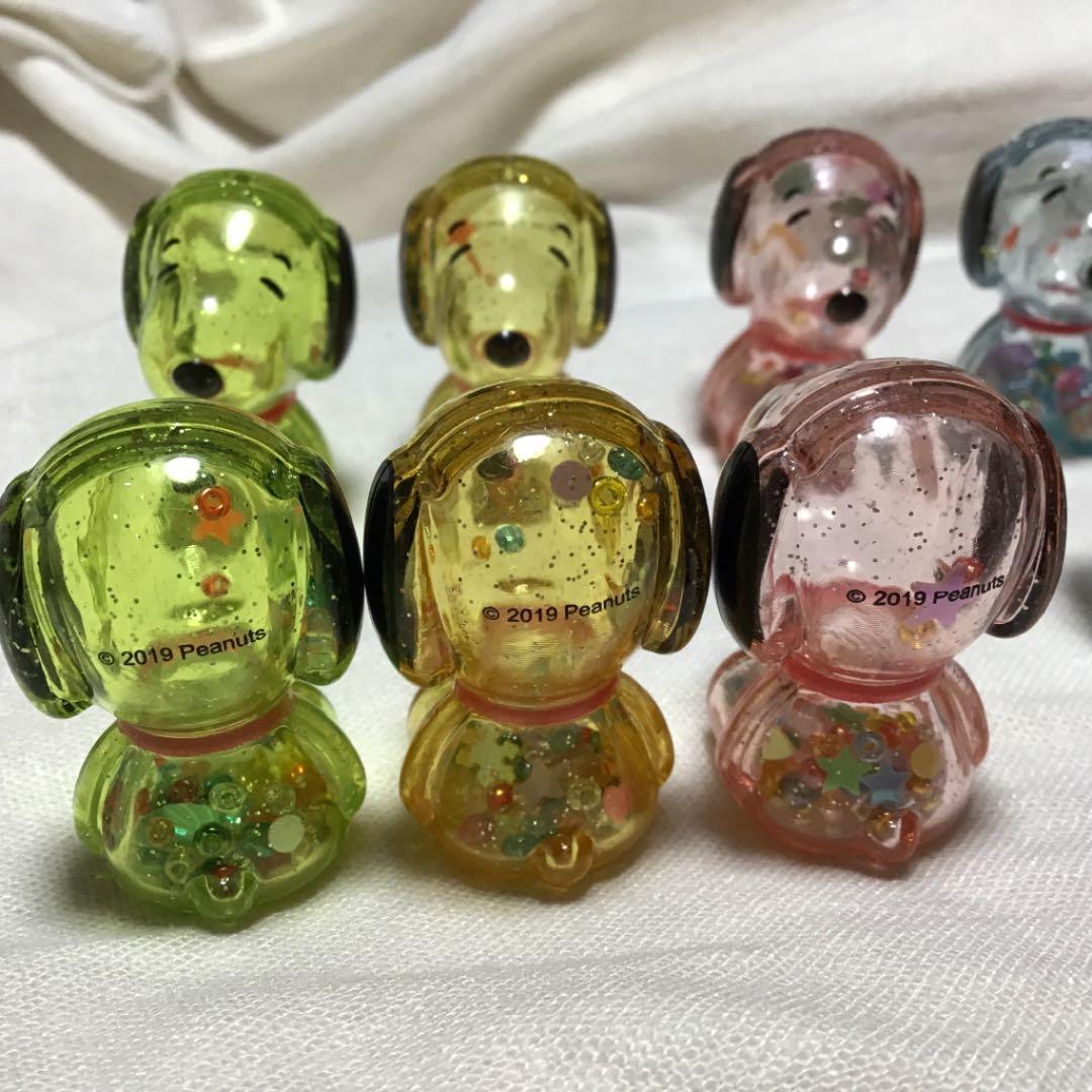☆【10個セット】スヌーピー プラスチック ミニマスコット☆