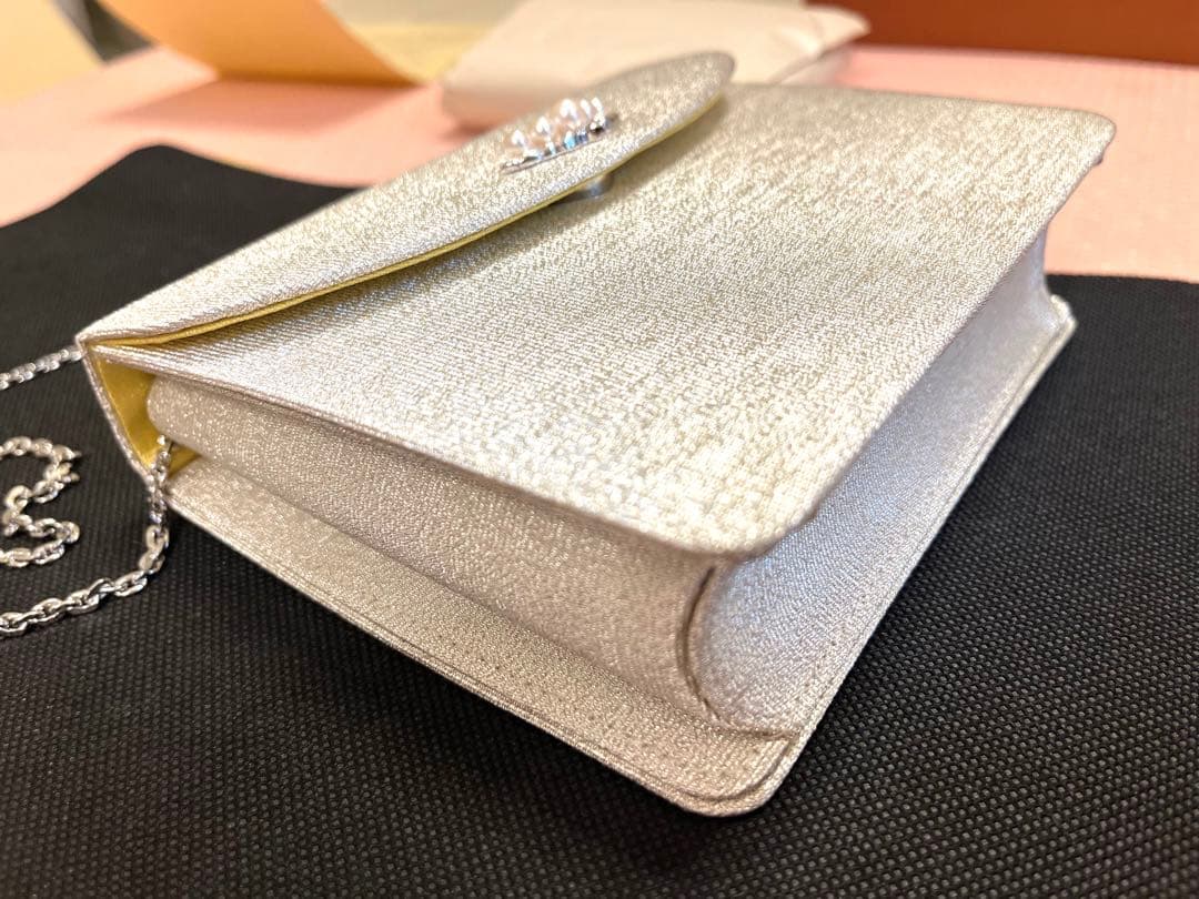 和装バッグ　カクテルバッグ　ミキモト本真珠　綴織　佐賀綿　新品未使用品　高級品