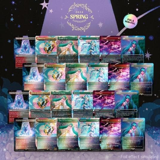 MTG】 初音ミク 日本語 英語版 Foil Non-Foil春夏秋冬コンプ