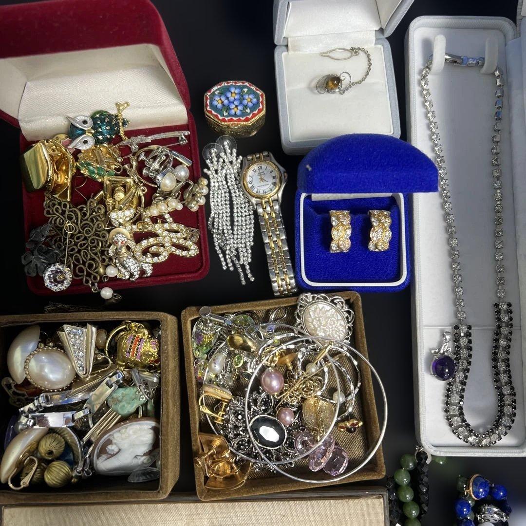 PB193 アクセサリーまとめ　整理品　遺品　約140点　天然石　珊瑚　べっ甲