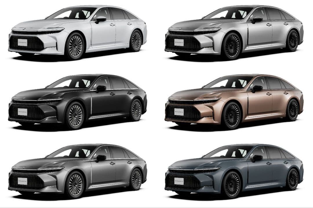 トヨタ 新型クラウンセダン カラーサンプル ミニカー全6種