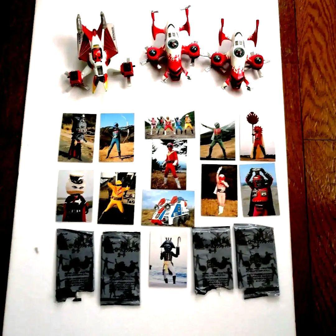 ゴレンジャーフィギュアゴレンジャーカード昭和ヒーロー超合金グレンダイザー