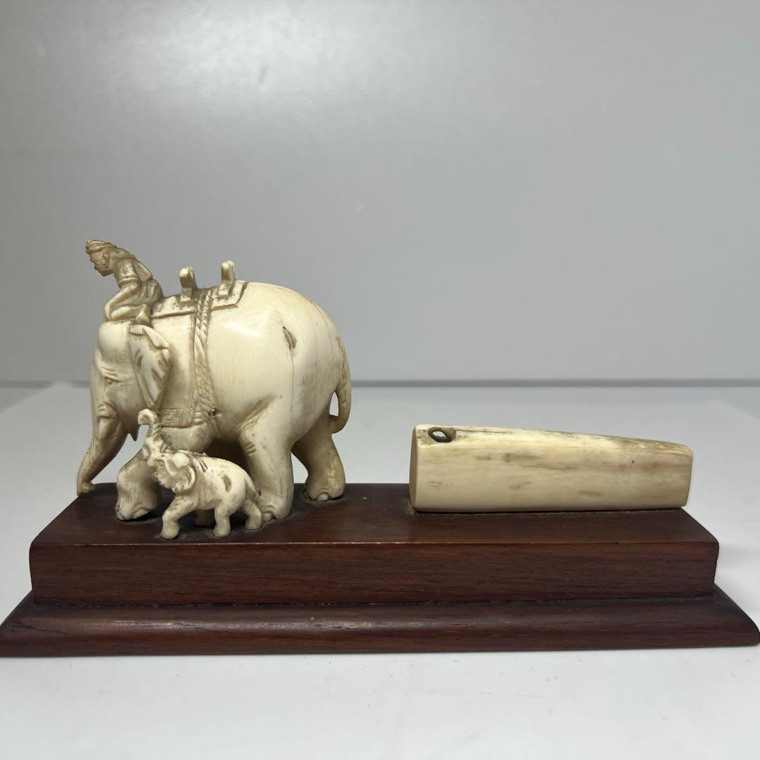 極上 ゾウ 置物 244g 東K8-0202⑥ タサコサ - メルカリ