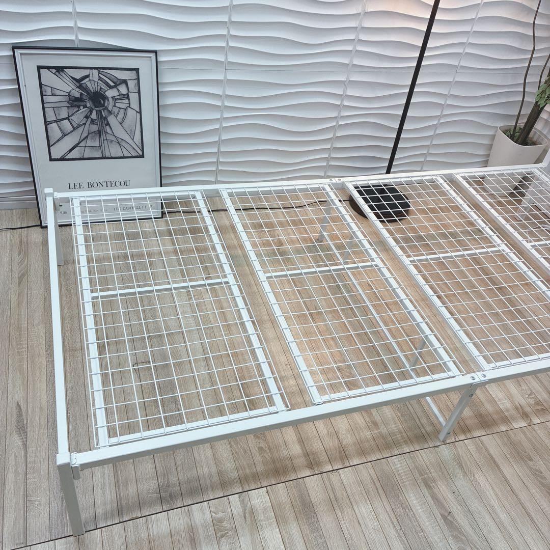 ◇大阪府全域 神戸市 配達料無料◇ニトリ◇バジーナ◇パイプベッド◇シングル◇