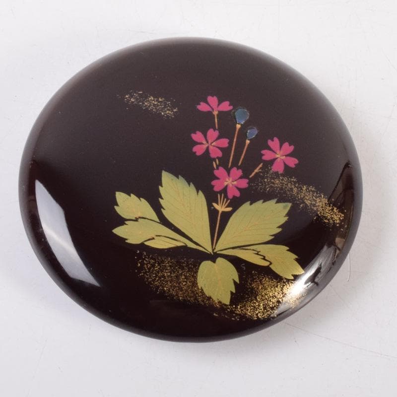 茶道具 輪島塗 元岡清斉作 春草蒔絵 金輪寺棗 共箱 V 7203 - メルカリ