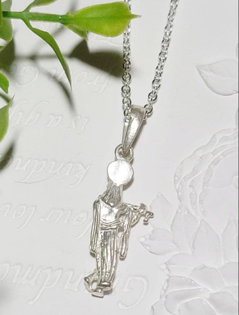 □SV925 クリシュナ神ペンダント(白銀)S925チェーン75cm 藤井風 - メルカリ