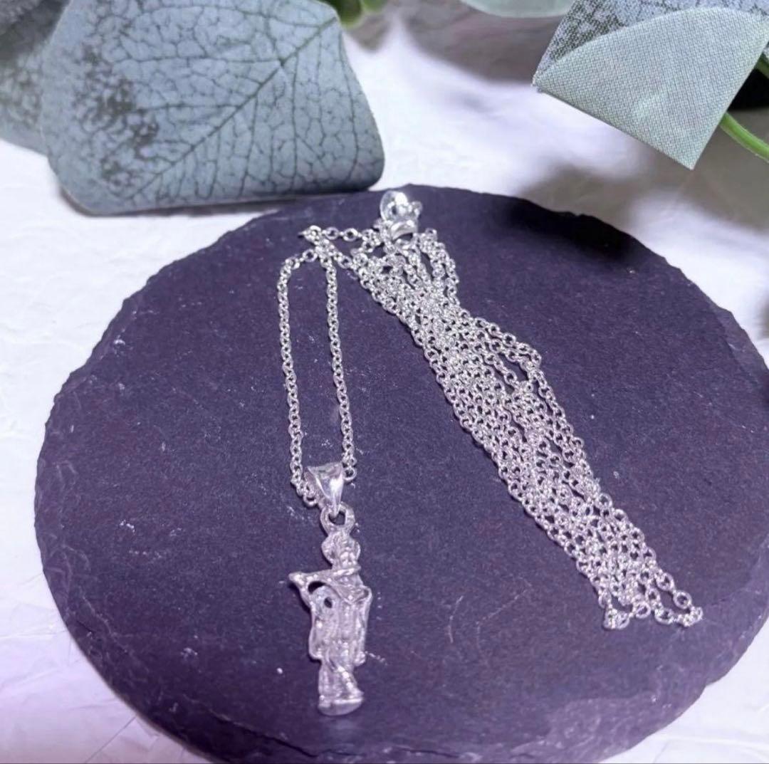 □SV925 クリシュナ神ペンダント(白銀)S925チェーン75cm 藤井風 - メルカリ