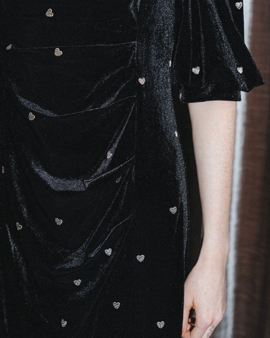 et.UNiVER スウィートハートベロアドレス et.UNiVER スウィートハート